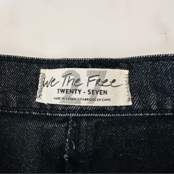 Free People Brea Cut Off High Rise Mini Skirt - Picture 5 of 6